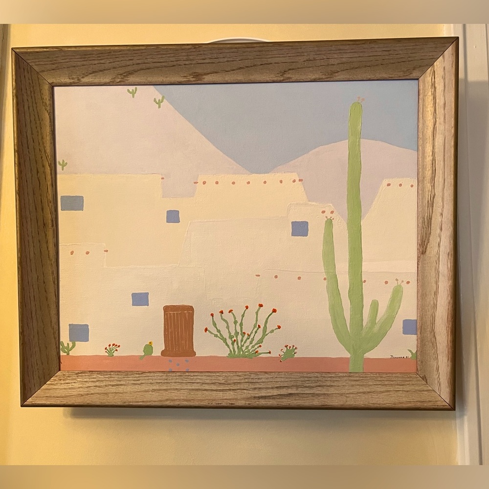 Original Acrylic Southwest Scene